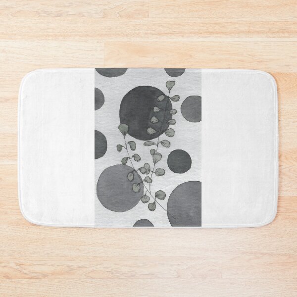 Item preview, Polkadot Eucalyptus Greyscale designed and sold by Beaver Detail.