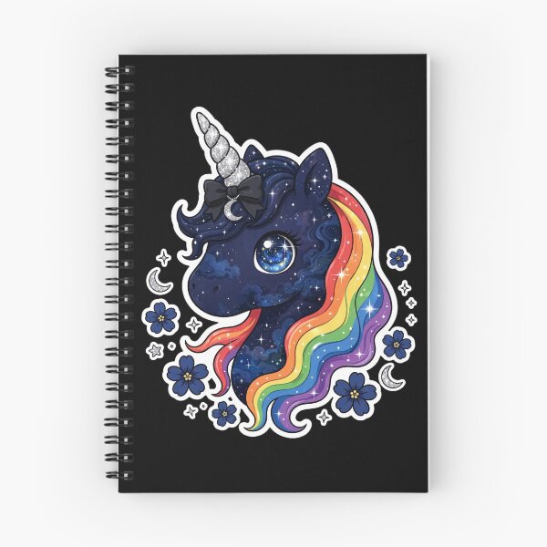 Item preview, Rainbow Galaxy Unicorn | Colorful Midnight Unicorn With Stars designed and sold by HealingEraInk.