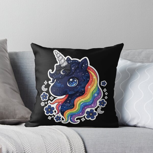Item preview, Rainbow Galaxy Unicorn | Colorful Midnight Unicorn With Stars designed and sold by HealingEraInk.
