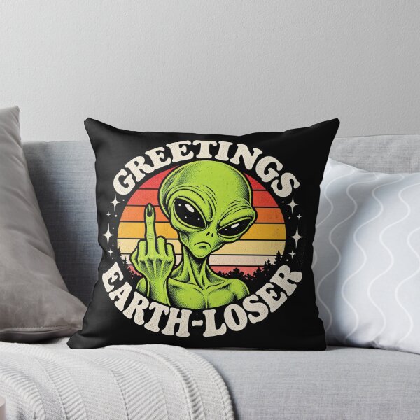 Item preview, Retro Greetings Earth Loser designed and sold by Gabriela Mihai.