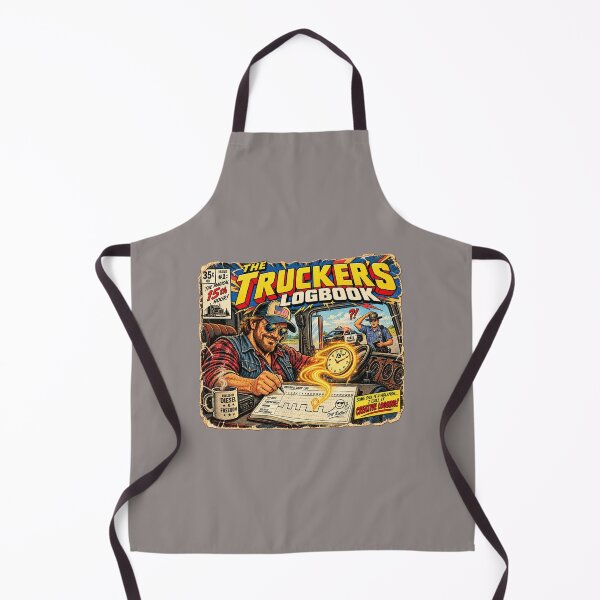 Item preview, The Truckers Logbook Creative Logging - Vintage Comic Art designed and sold by NomadForge.