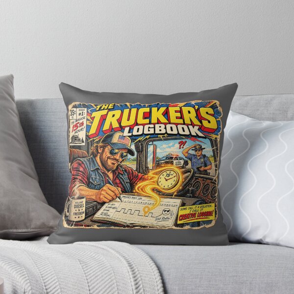 Item preview, The Truckers Logbook Creative Logging - Vintage Comic Art designed and sold by NomadForge.