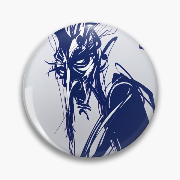Item preview, Djinn, fantastic creature - Blue Abstract Art designed and sold by shadow-bloom.