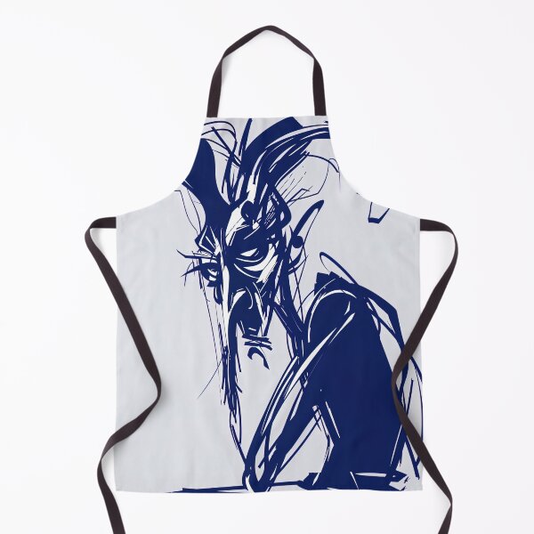 Item preview, Djinn, fantastic creature - Blue Abstract Art designed and sold by shadow-bloom.