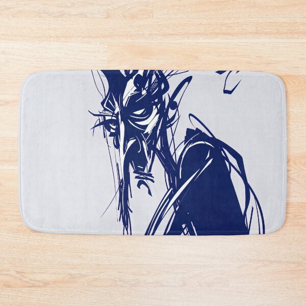 Item preview, Djinn, fantastic creature - Blue Abstract Art designed and sold by shadow-bloom.