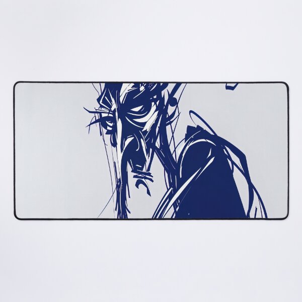 Item preview, Djinn, fantastic creature - Blue Abstract Art designed and sold by shadow-bloom.