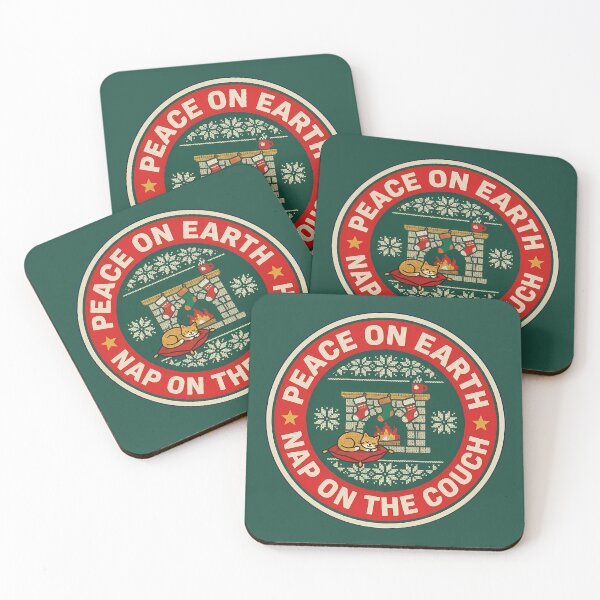 Item preview, Peace On Earth Couch Nap Retro Badge designed and sold by DripCultureLab.