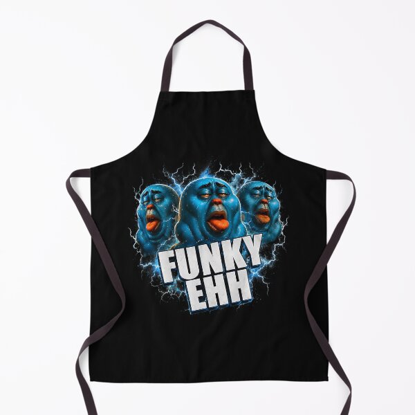 Item preview, Funky Ehh Weird Glossy Blue Blob Brainrot Meme Lightning Faces designed and sold by khdmalakarak.