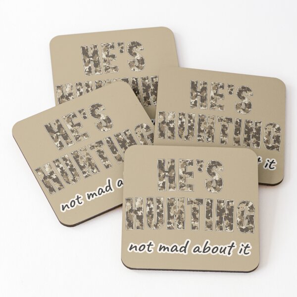 Item preview, Funny Hunting Wife Gift He's Hunting Not Mad About It designed and sold by Worn & Witty.