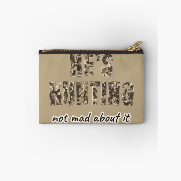 Item preview, Funny Hunting Wife Gift He's Hunting Not Mad About It designed and sold by Worn & Witty.