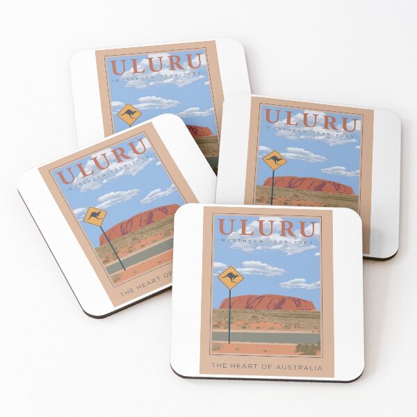 Item preview, Outback Heritage and Timeless Identity – Uluru Northern Territory Poster designed and sold by WATEKE.