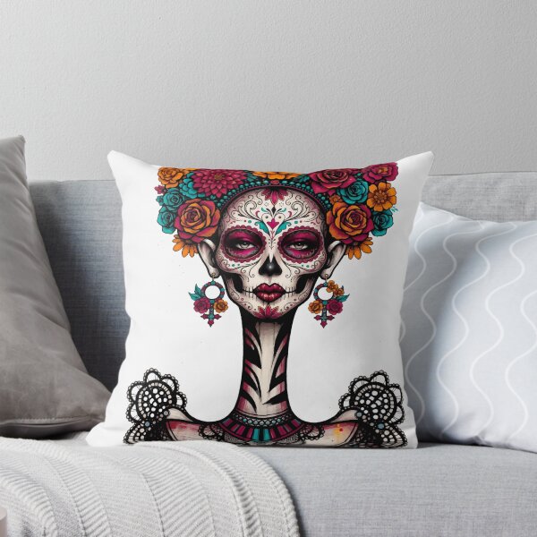 Item preview, Catrina Crown | Vintage Day of the Dead Tarot Art designed and sold by  Ojo de Lilith.