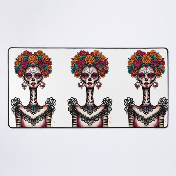 Item preview, Catrina Crown | Vintage Day of the Dead Tarot Art designed and sold by Ojo de Lilith.