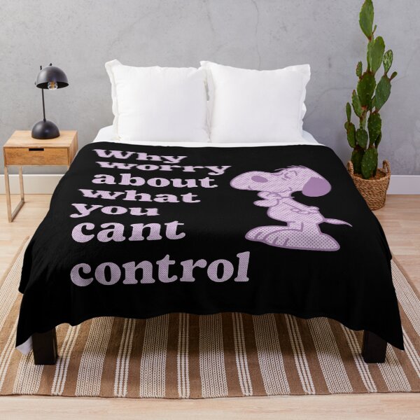 Item preview, Snoopy - Why Worry About What You Cant Control designed and sold by notajojosfan.