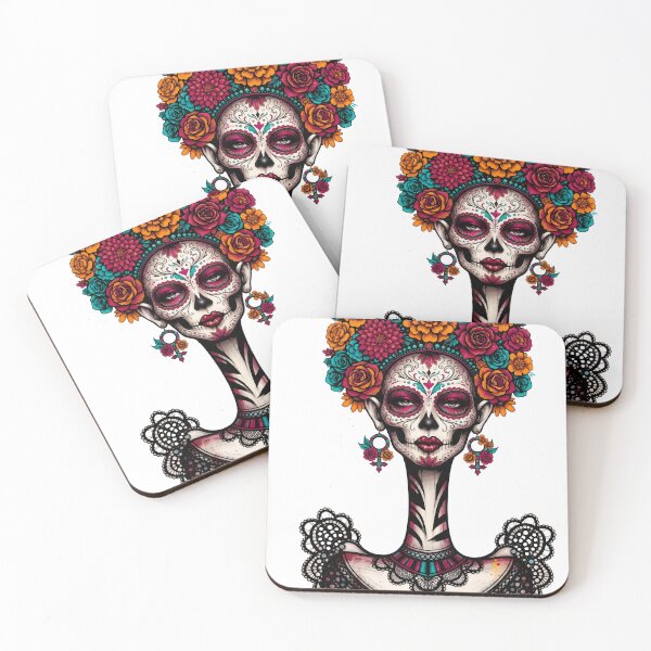 Item preview, Catrina Crown | Vintage Day of the Dead Tarot Art designed and sold by  Ojo de Lilith.