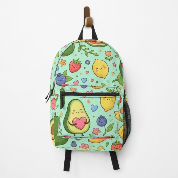 Item preview, Cute Avocado Fruit Seamless Pattern designed and sold by ShivCraftStudio.