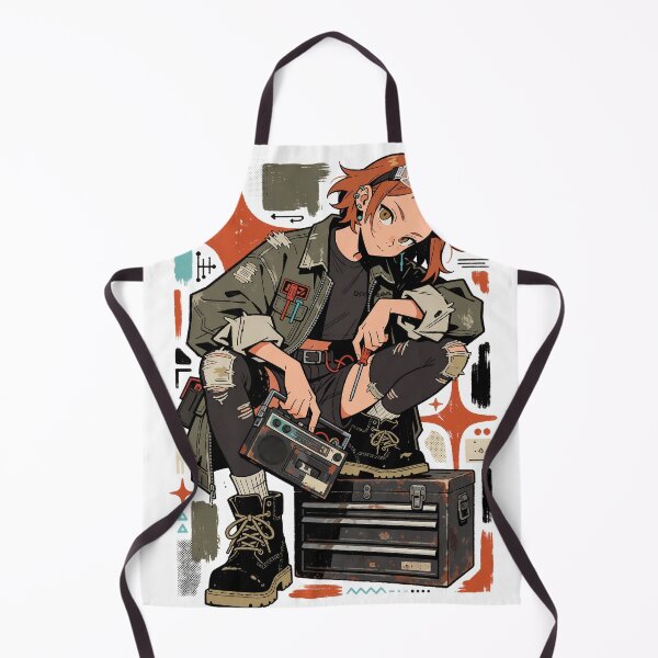 Item preview, Kip – Dead Signal Club Mechanic Punk Anime designed and sold by Infinitelypink.