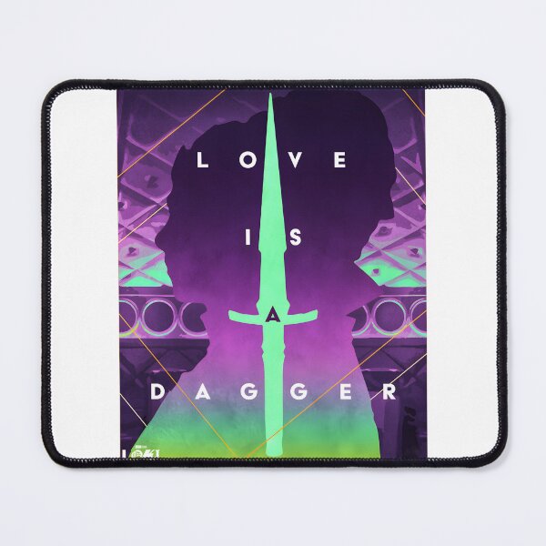 Item preview, Love is a Dagger Inspired by Loki Series - Dramatic and Edgy Design designed and sold by VegardHeyerdahl.