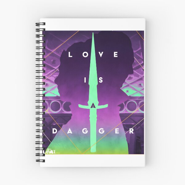 Item preview, Love is a Dagger Inspired by Loki Series - Dramatic and Edgy Design designed and sold by VegardHeyerdahl.