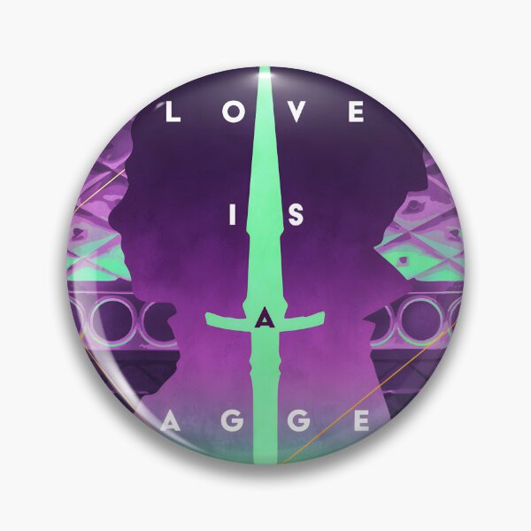 Item preview, Love is a Dagger Inspired by Loki Series - Dramatic and Edgy Design designed and sold by VegardHeyerdahl.