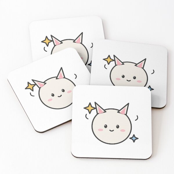 Item preview, Kawaii Cat with Stars Sticker designed and sold by BYyass25.