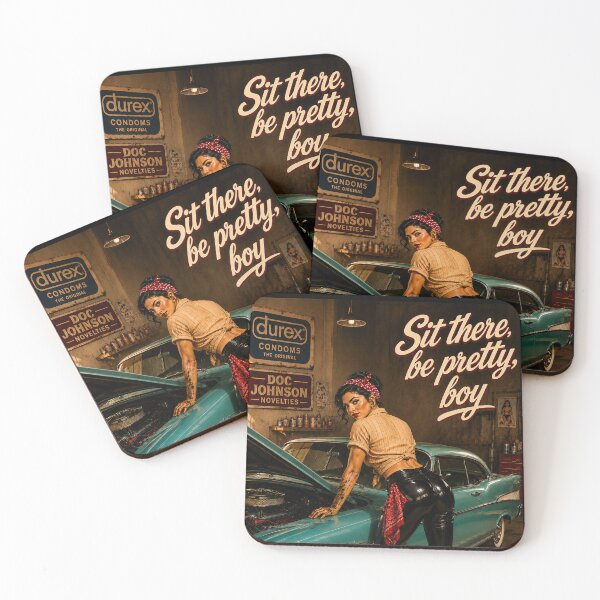 Item preview, Sit There, Be Pretty Boy – Retro Garage Pinup designed and sold by obstinator.