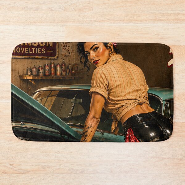 Item preview, Sit There, Be Pretty Boy – Retro Garage Pinup designed and sold by obstinator.