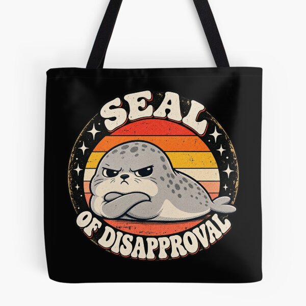 Item preview, Retro Seal of Disapproval designed and sold by Gabriela Mihai.