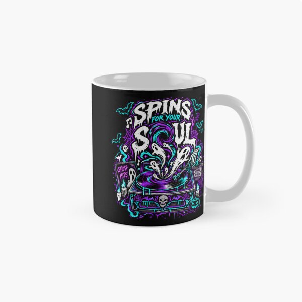 Item preview, Spins for Your Soul – Spooky Ghost Vinyl Record Halloween designed and sold by SidTastic .