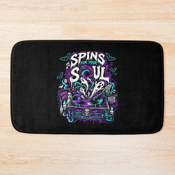 Item preview, Spins for Your Soul – Spooky Ghost Vinyl Record Halloween designed and sold by SidTastic .