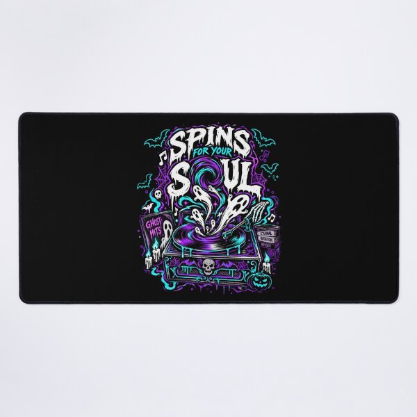 Item preview, Spins for Your Soul – Spooky Ghost Vinyl Record Halloween designed and sold by SidTastic .