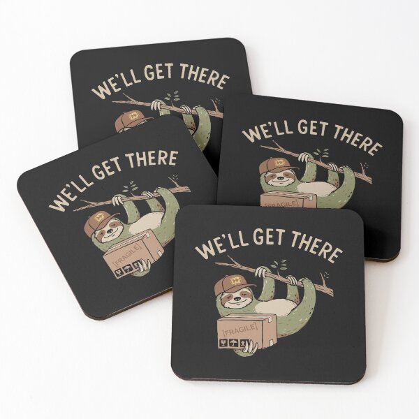 Item preview, We’ll Get There - Sloth Carrying A Fragile Box designed and sold by notajojosfan.