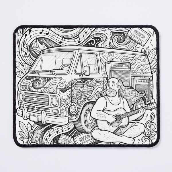 Item preview, Greg Universe & Cosmic Van Retro Wave Fine Line Art designed and sold by 0Zetgest.