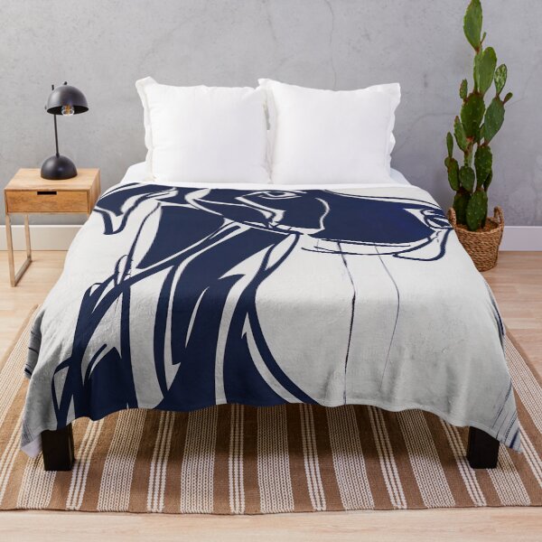 Item preview, Dobermann - Blue Abstract Art designed and sold by shadow-bloom.