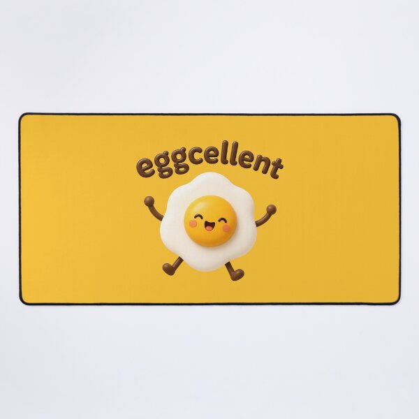 Item preview, Eggcellent | Cute Fried Egg Kawaii Character | Funny Breakfast Food Pun designed and sold by Eathusiast.