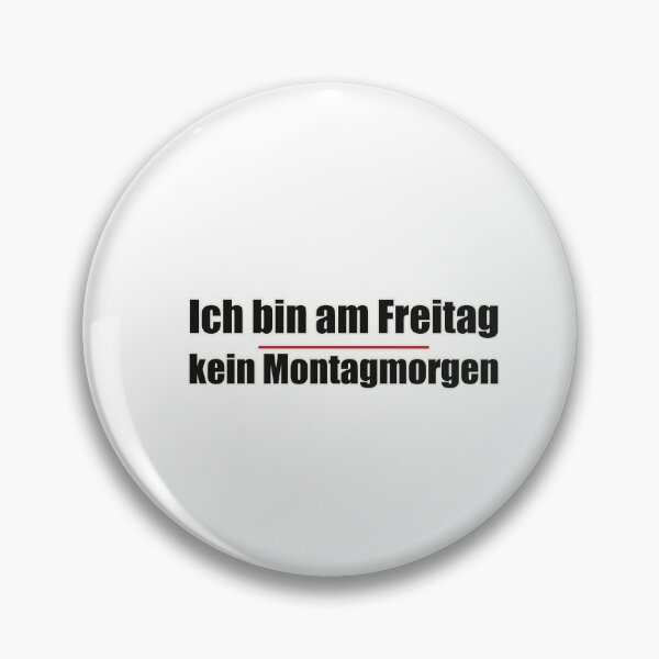 Artikelvorschau, Ich bin am Freitag, kein Montagmorgen | Lustiges Feierabend-Design entworfen und verkauft von Glowfy.