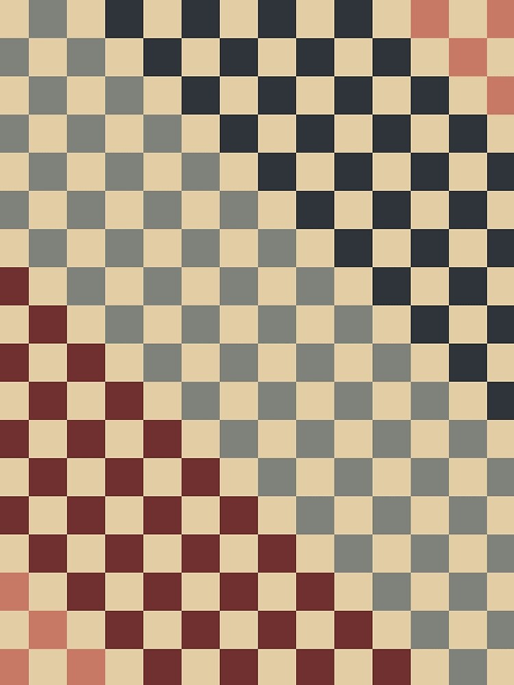 Thumbnail 3 of 3, Scarf, Checkered pattern - Retro designed and sold by PatternDesign01.
