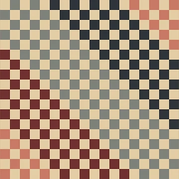Artwork thumbnail, Checkered pattern - Retro by PatternDesign01