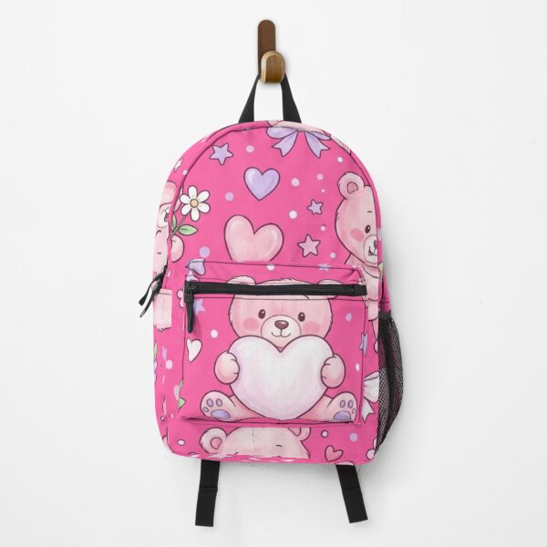 Item preview, Pink Teddy Bear Seamless Pattern designed and sold by Shivora Studio.