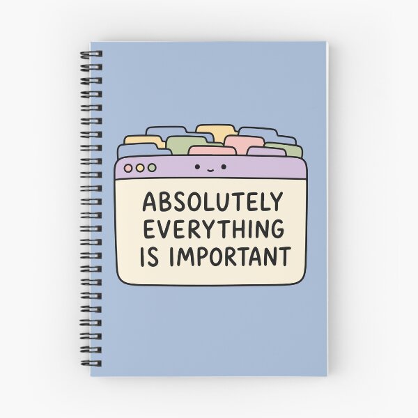 Item preview, Kawaii File Organizer Everything is Important designed and sold by John-NW-Shop.