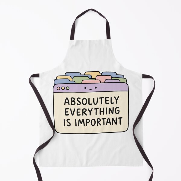 Aperçu de l'œuvre Organisateur de fichiers Kawaii : Tout est important créée et vendue par John-NW-Shop.