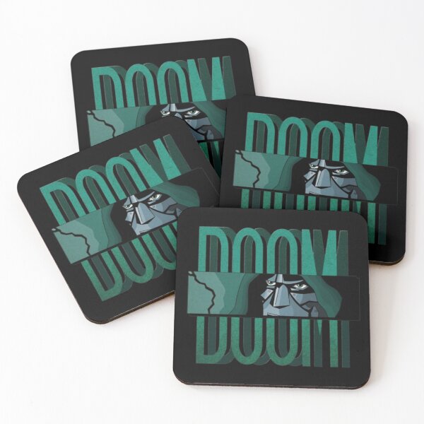 Item preview, Mystic Intensity and Graphic Balance – Doctor Doom Typography Portrait designed and sold by WATEKE.