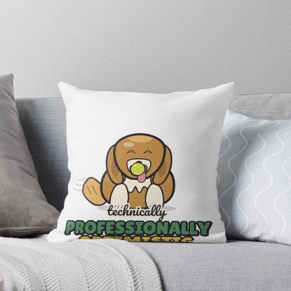 Item preview, Professionally Optimistic - Funny Golden Retriever designed and sold by BooAndBloomCo.
