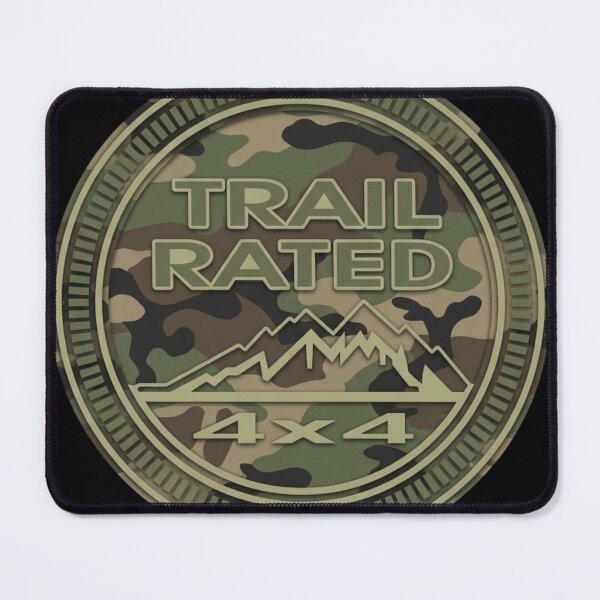 Item preview, 4x4 Trail Rated camo design designed and sold by Mad Apparel.