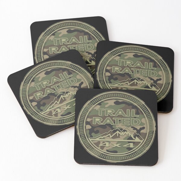 Item preview, 4x4 Trail Rated camo design designed and sold by Mad Apparel.