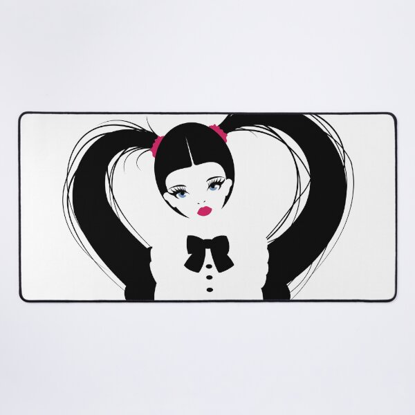 Item preview, Gothic Lolita Pigtails Doll, Black and White designed and sold by Keltoi-art.