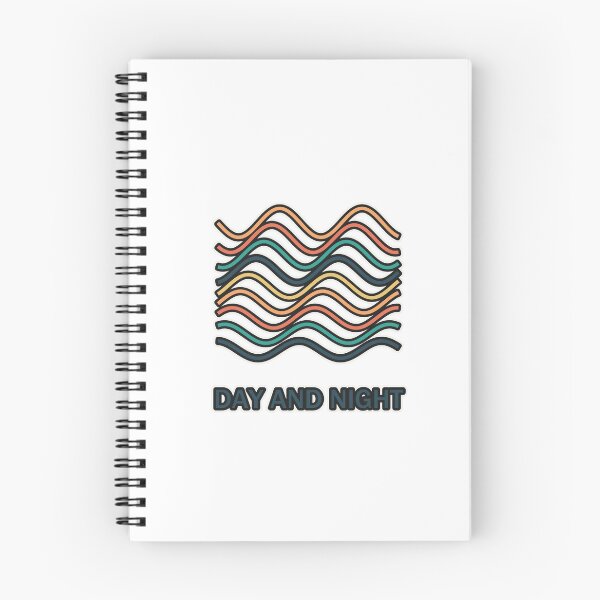 Item preview, Day and Night – Retro Waves | Minimalist Design designed and sold by Glowfy.