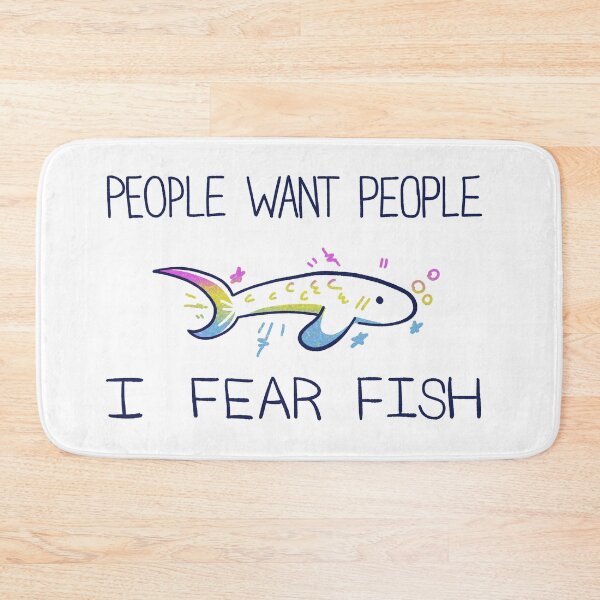 Item preview, People Want People. I Fear Fish (Pansexual) designed and sold by Phthalo-Arts.