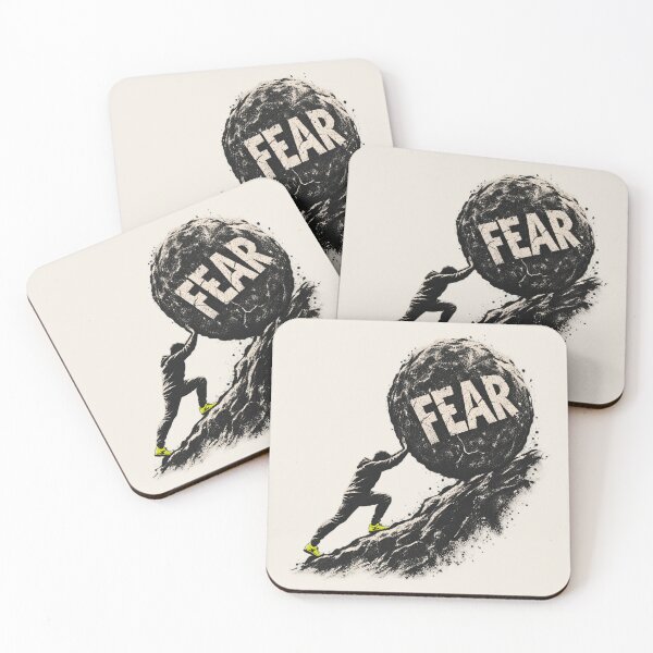 Item preview, Fearless Courage | Overcome Fear Motivation designed and sold by Moons Studio.