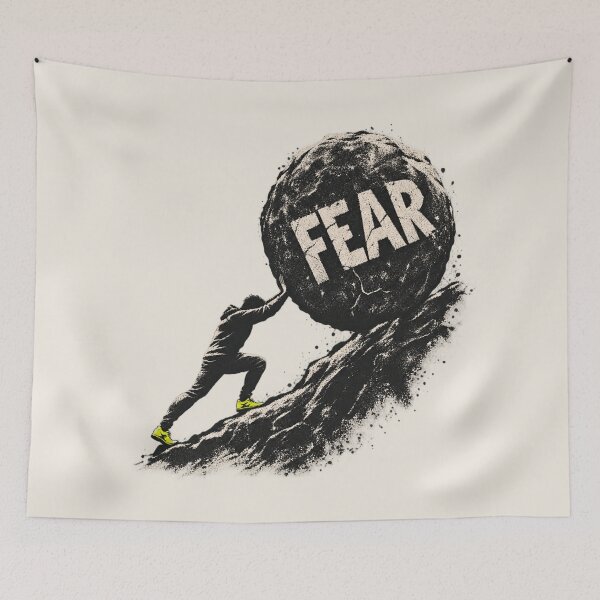 Item preview, Fearless Courage | Overcome Fear Motivation designed and sold by Moons Studio.
